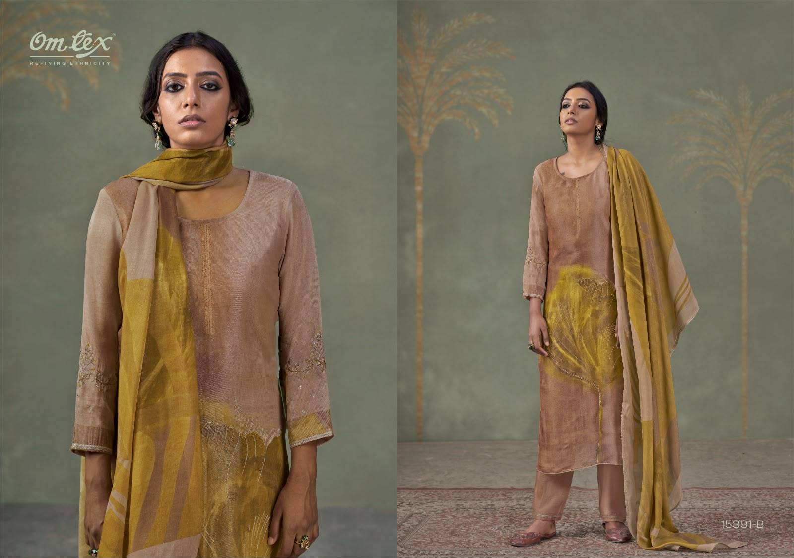 MEHNAAZ By Om Tex 15391A To D Series Beautiful Festive Suits Stylish Colorful Fancy Casual Wear & Ethnic Wear SILK Dresses At Wholesale Price